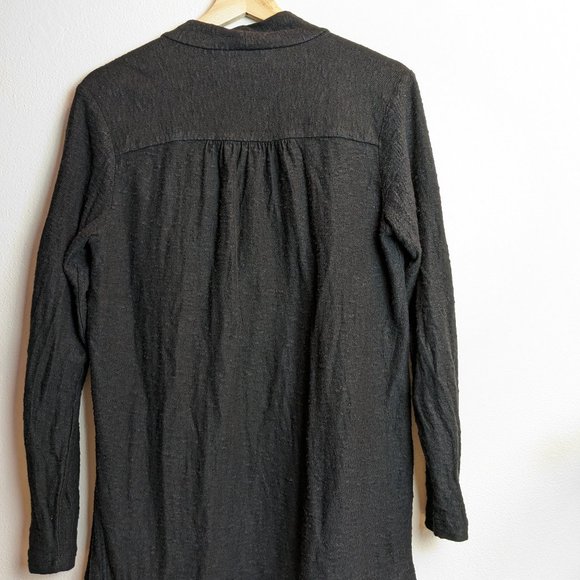 Isabella Bird Black Linen Blend Cardigan Size S - Picture 6 of 6